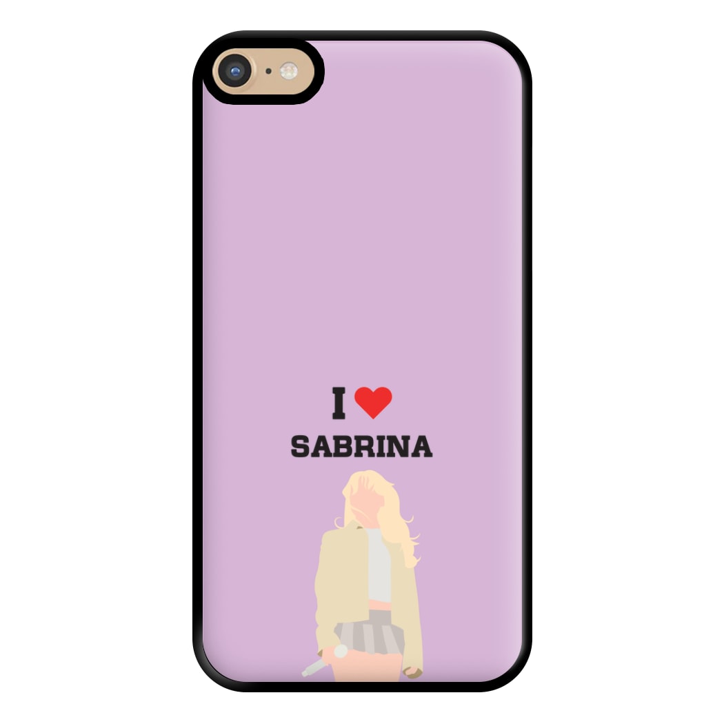 I Love Sabrina Carpenter Phone Case for iPhone 6 Plus / 7 Plus / 8 Plus