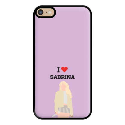 I Love Sabrina Carpenter Phone Case for iPhone 6 Plus / 7 Plus / 8 Plus