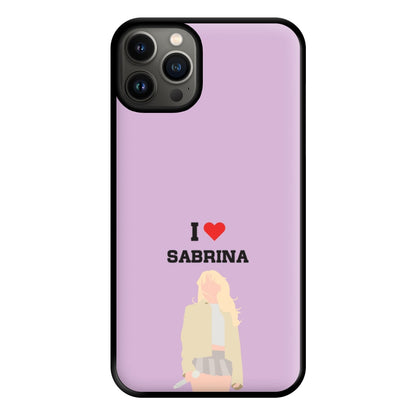 I Love Sabrina Carpenter Phone Case for iPhone 13