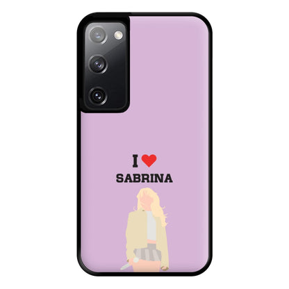 I Love Sabrina Carpenter Phone Case for Galaxy S20