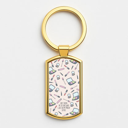 Don't Bring Me To Tears Gold Keyring
