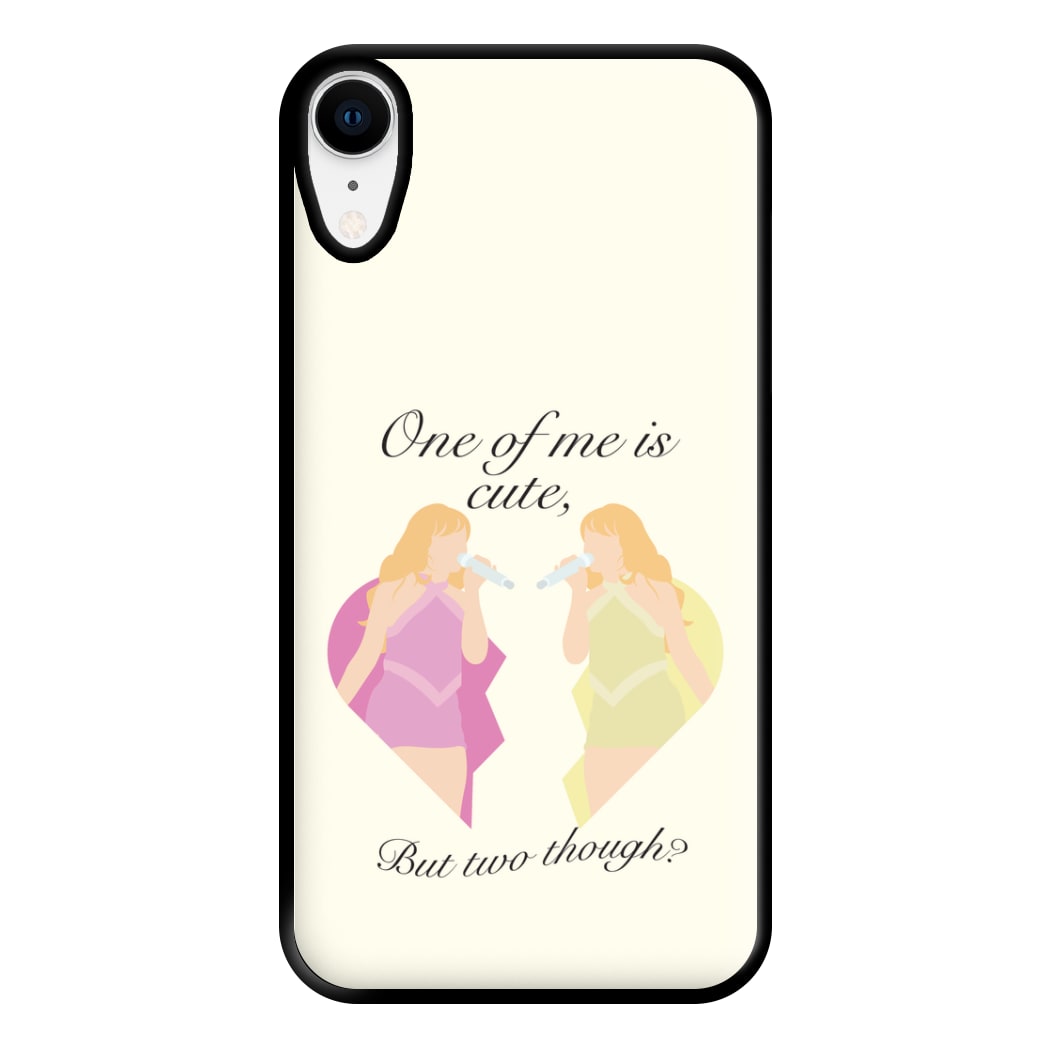 One Of Me Is Cute Phone Case for iPhone XR