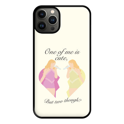 One Of Me Is Cute Phone Case for iPhone 13