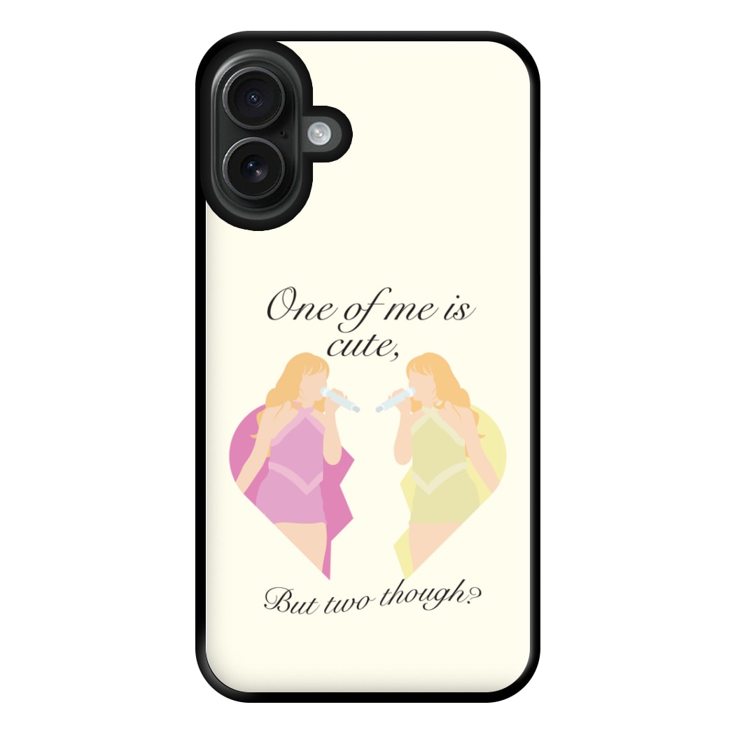 One Of Me Is Cute Phone Case for iPhone 16 Plus