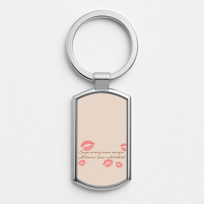 Turnin' Lovin' Into Hatred Silver Keyring