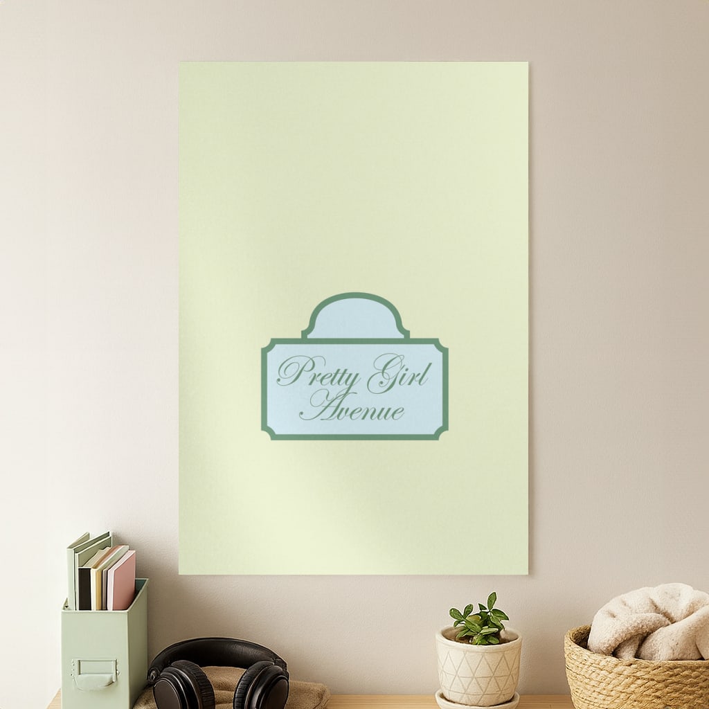Pretty Girl Avenue Poster