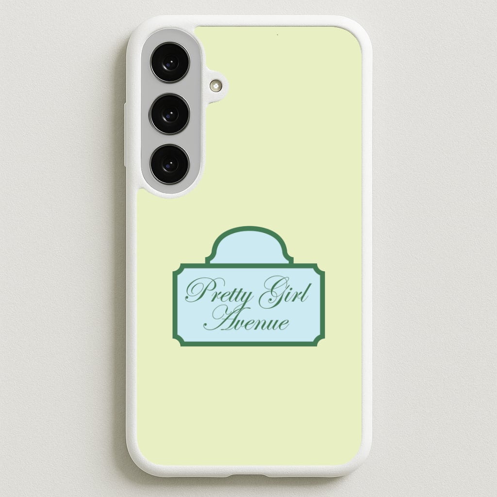 Pretty Girl Avenue Phone Case for Galaxy S25FE