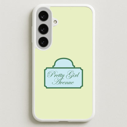 Pretty Girl Avenue Phone Case for Galaxy S25FE