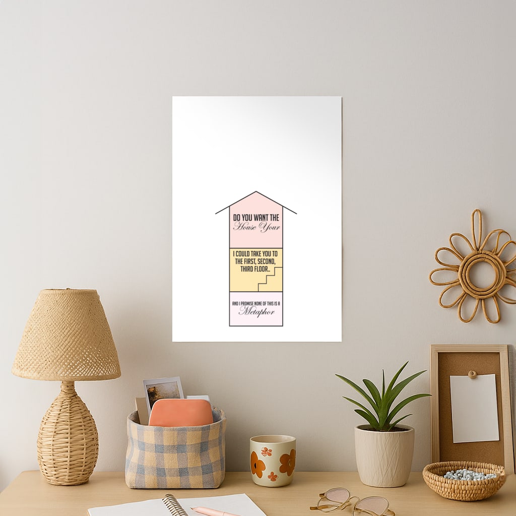 Do You Want The Tour Lyrics Art Print