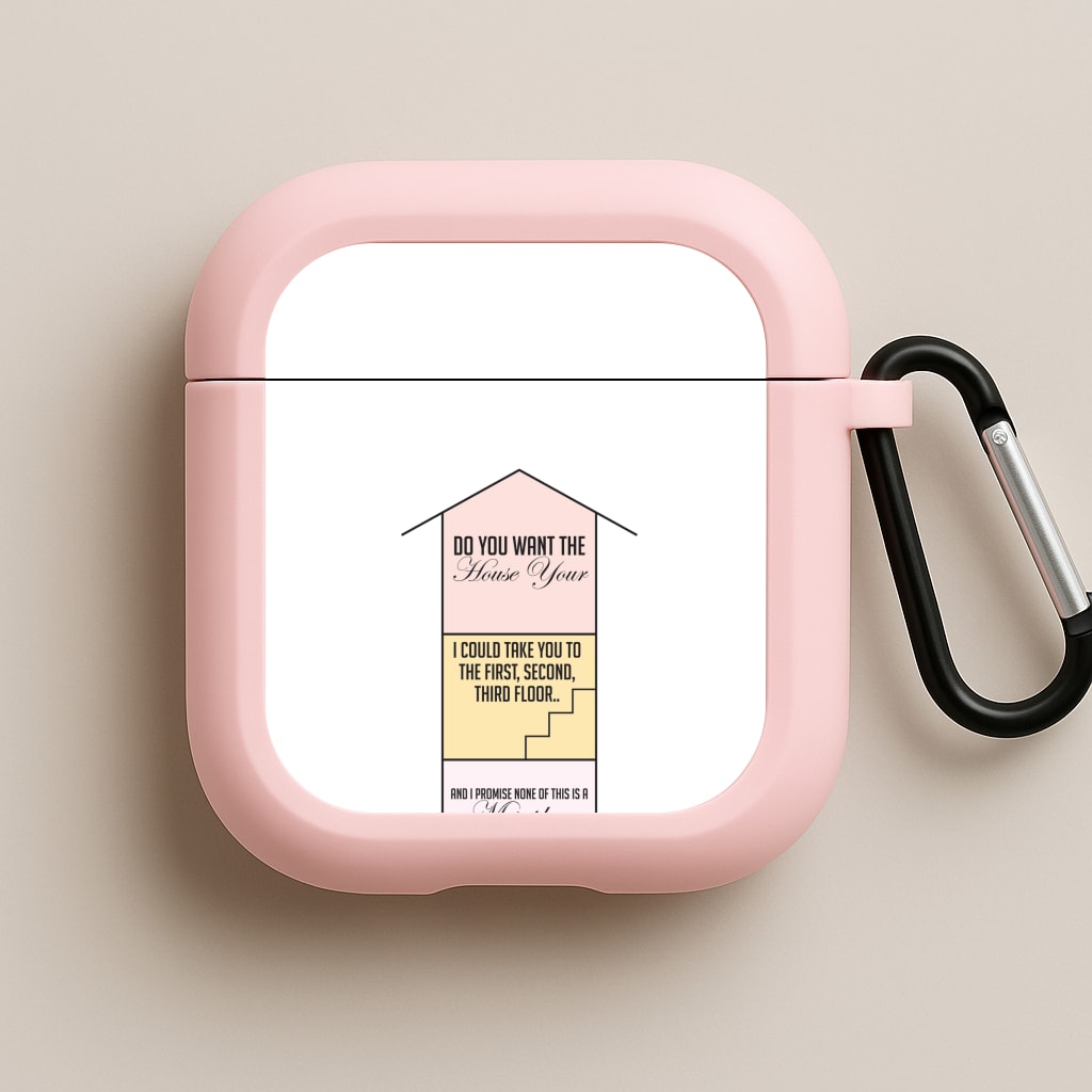 Do You Want The Tour Lyrics Pink AirPods Case