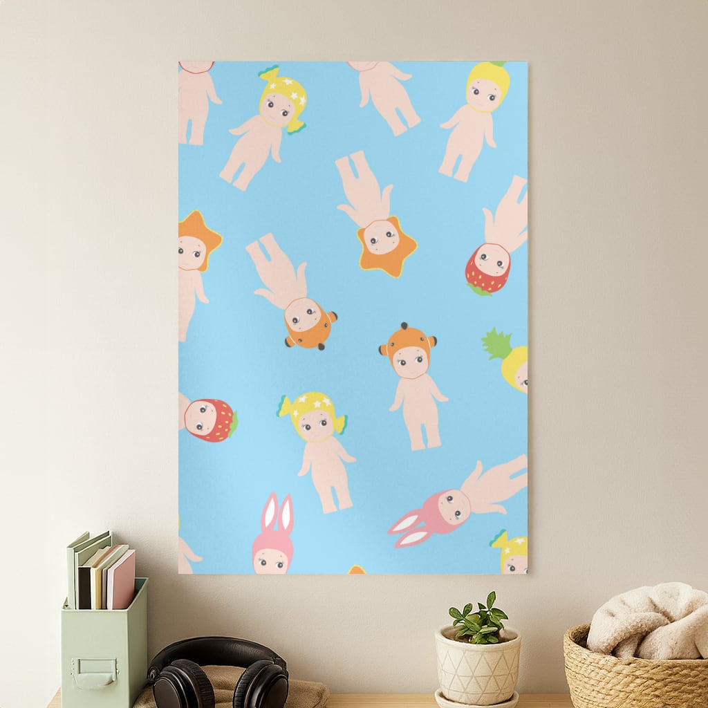 Angels Pattern Poster
