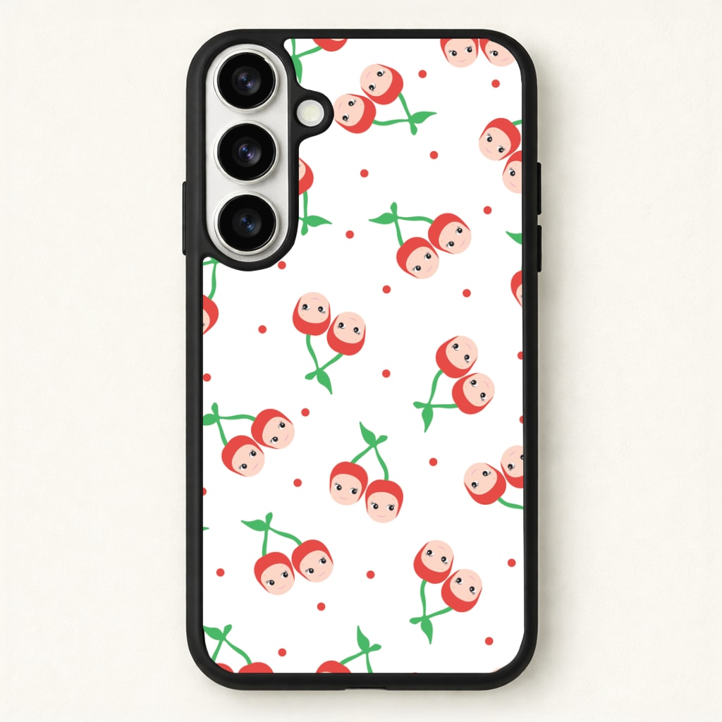 Cherry Angels Pattern Phone Case for Galaxy S26