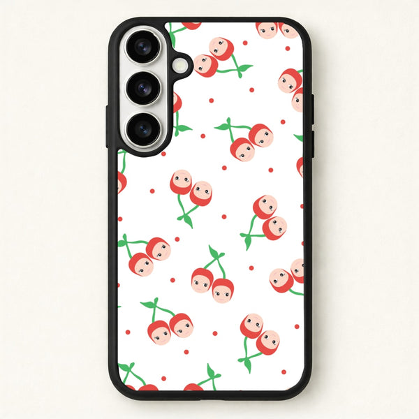 Cherry Angels Pattern Phone Case for Galaxy S26
