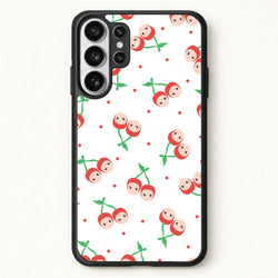 Cherry Angels Pattern Phone Case for Galaxy S26 Ultra