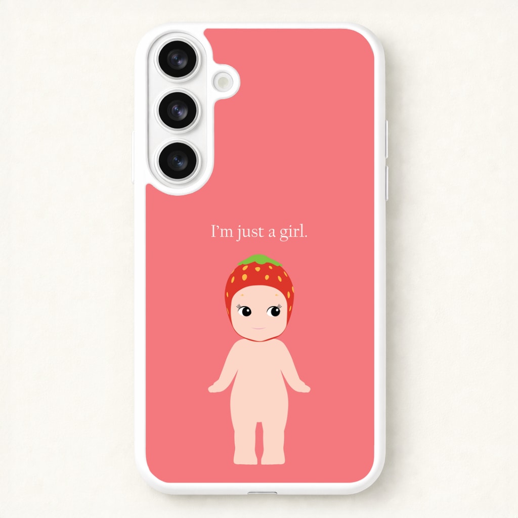 I'm Just A Girl Phone Case for Galaxy S26