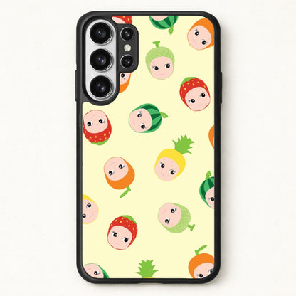 Fruit Angels Pattern Phone Case for Galaxy S26 Ultra