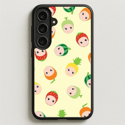 Fruit Angels Pattern Phone Case for Galaxy S25FE