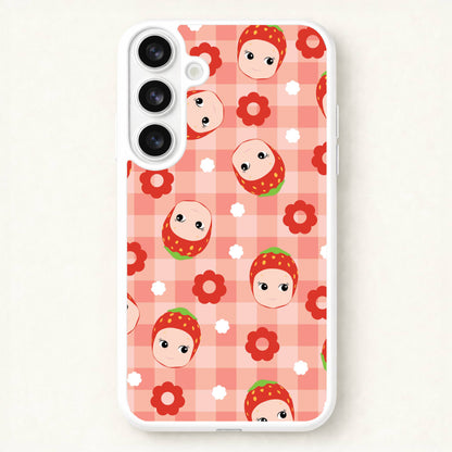 Strawberry Angel Pattern Phone Case for Galaxy S26