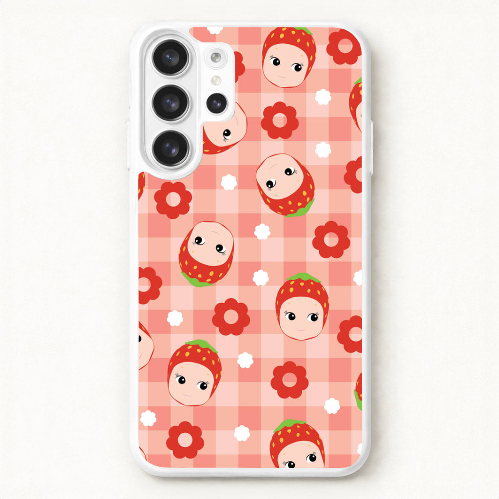 Strawberry Angel Pattern Phone Case for Galaxy S26 Ultra