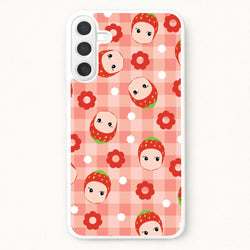 Strawberry Angel Pattern Phone Case for Galaxy A57