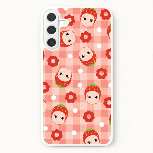 Strawberry Angel Pattern Phone Case for Galaxy A57