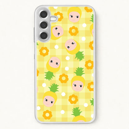 Pineapple Angel Pattern Phone Case for Galaxy A17