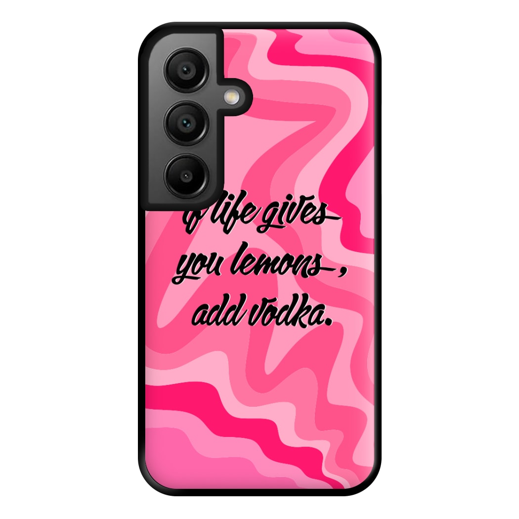 If Life Gives You Lemons, Add Vodka - Sassy Quotes Phone Case for Google Pixel 8