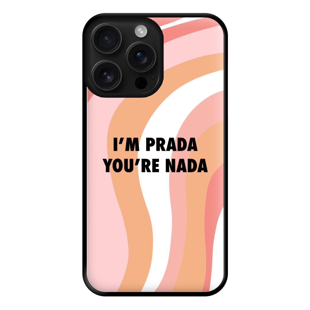 Im Prada You're Nada - Sassy Quotes Phone Case