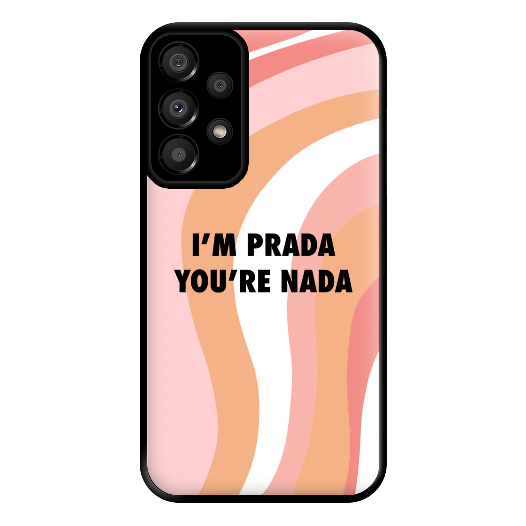 Im Prada You're Nada - Sassy Quotes Phone Case for Galaxy A33