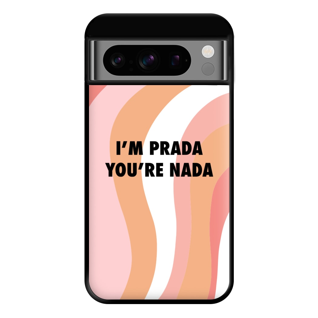 Im Prada You're Nada - Sassy Quotes Phone Case for Google Pixel 8 Pro