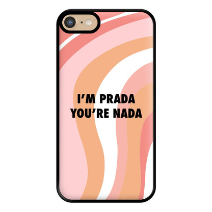 Im Prada You're Nada - Sassy Quotes Phone Case for iPhone 6 / 7 / 8 / SE