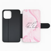 You Got This Babe - Sassy Quotes Flip / Wallet Phone Case 2