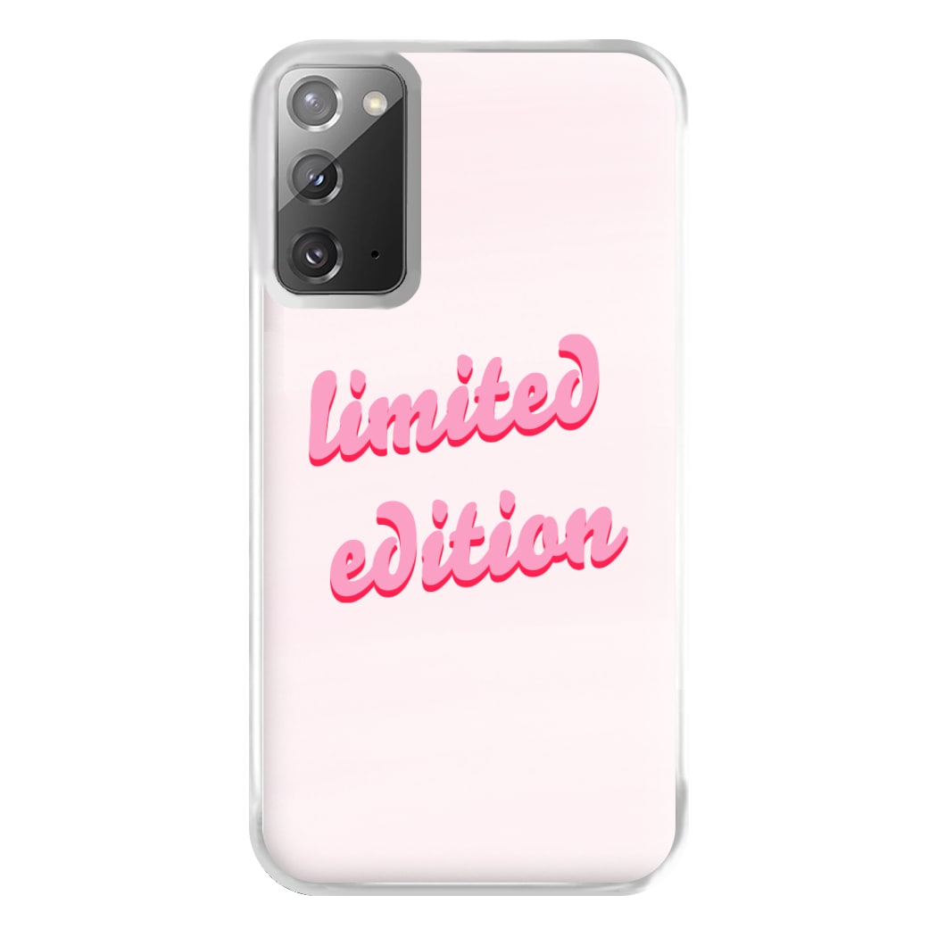 Limited Edition Quote - Sassy Quotes Phone Case for Galaxy Note 20 Ultra