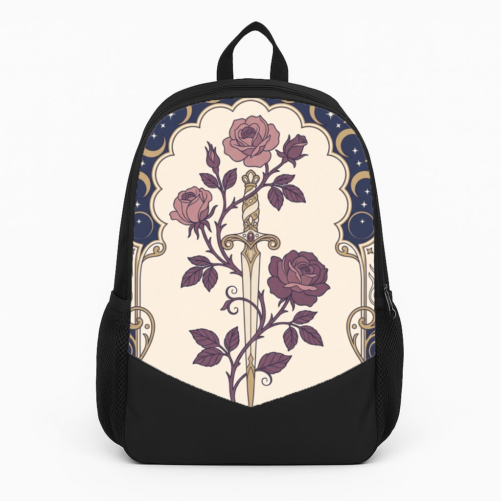 A Knife & Roses Backpack