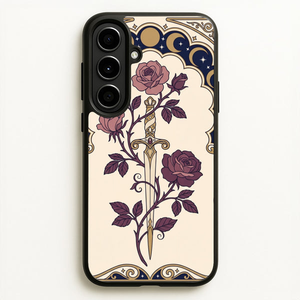 A Knife & Roses - Sarah J. Maas Phone Case - Galaxy A56 / Standard