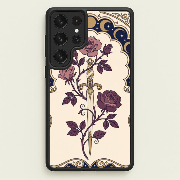 A Knife & Roses - Sarah J. Maas Phone Case - Galaxy S23 Ultra / Standard