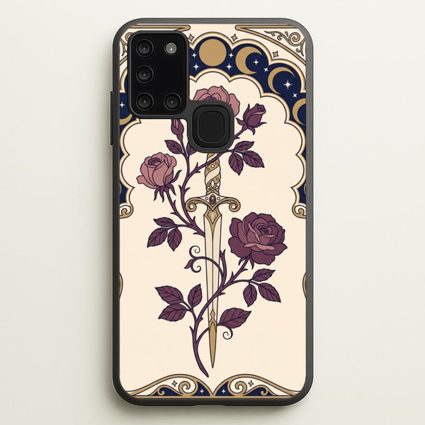 A Knife & Roses - Sarah J. Maas Phone Case - Galaxy A21s / Standard