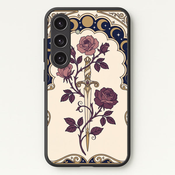 A Knife & Roses - Sarah J. Maas Phone Case - Galaxy S24 / Standard