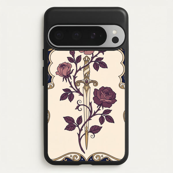 A Knife & Roses - Sarah J. Maas Phone Case - Google Pixel 9 Pro XL / Standard