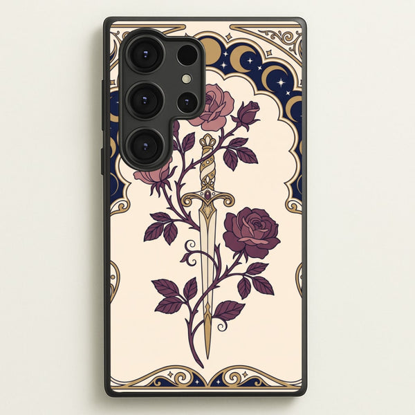 A Knife & Roses - Sarah J. Maas Phone Case - Galaxy S25 Ultra / Standard