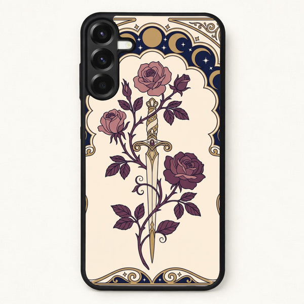 A Knife & Roses - Sarah J. Maas Phone Case - Galaxy A17 / Standard