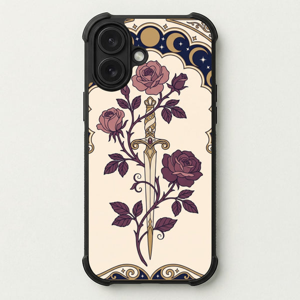 A Knife & Roses Phone Case — Bumper case