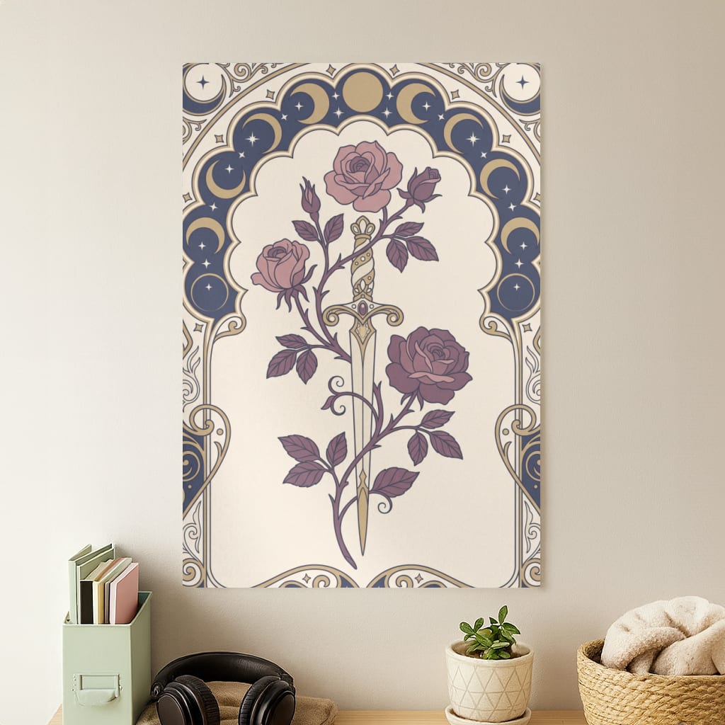 A Knife & Roses Poster