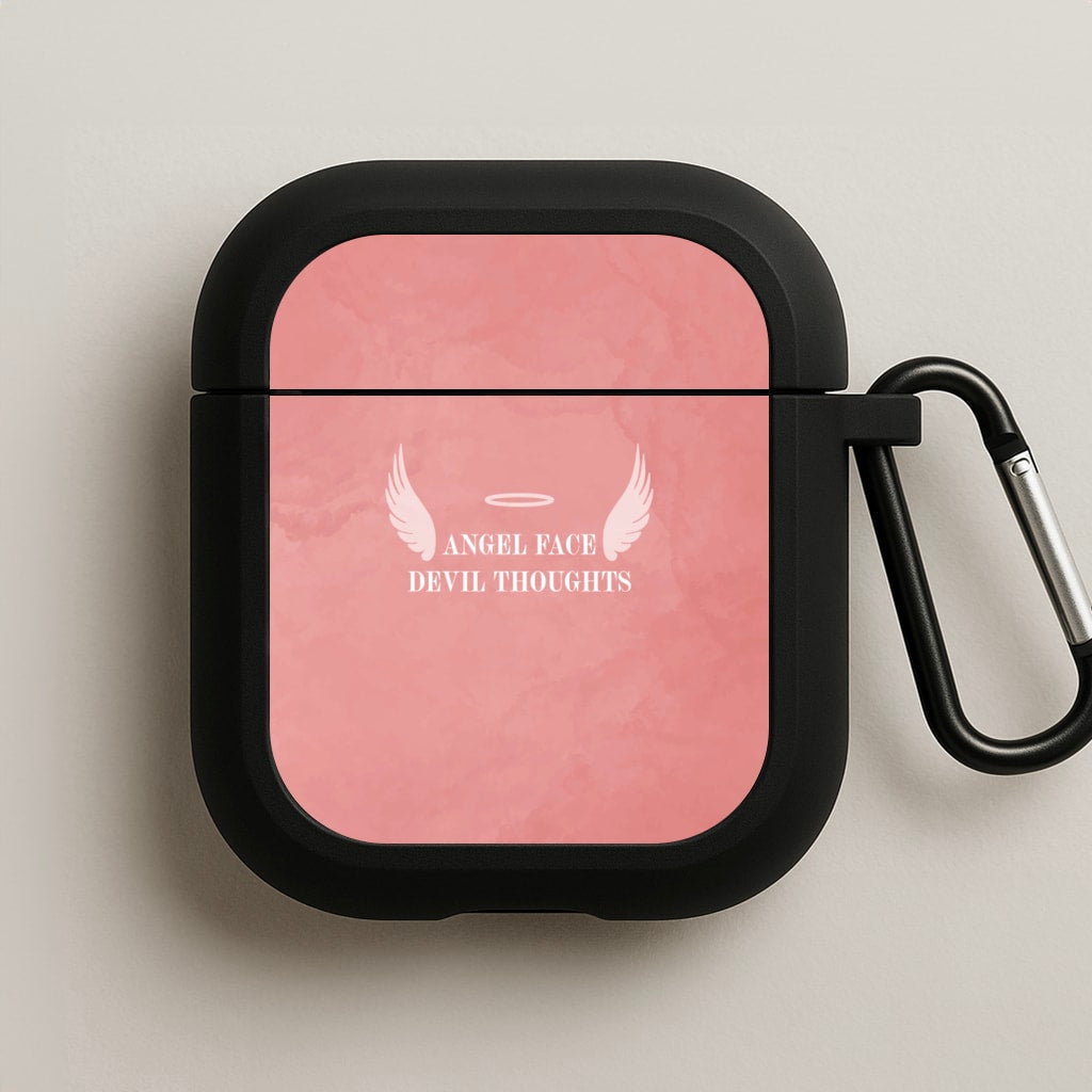 Angel Face Devil Thoughts AirPods Case