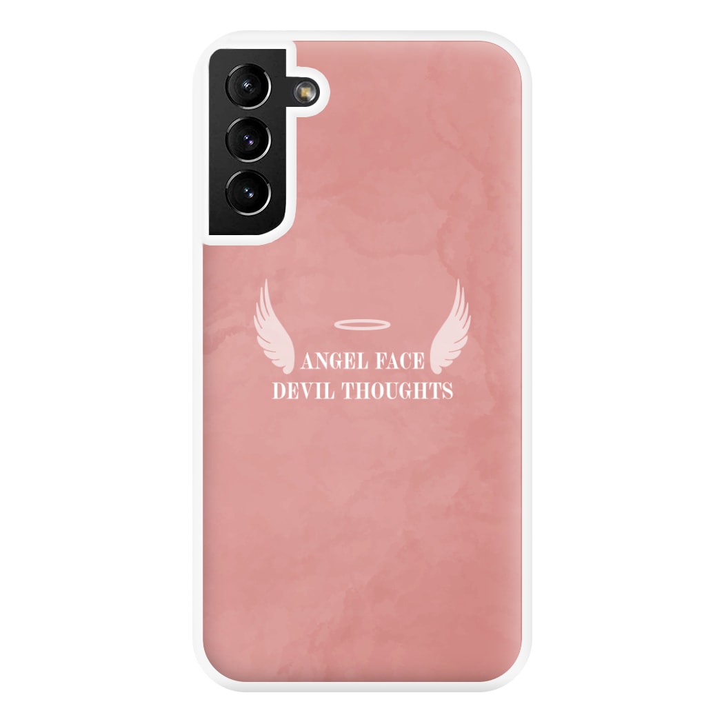 Angel Face Devil Thoughts Phone Case for Galaxy S21 Plus