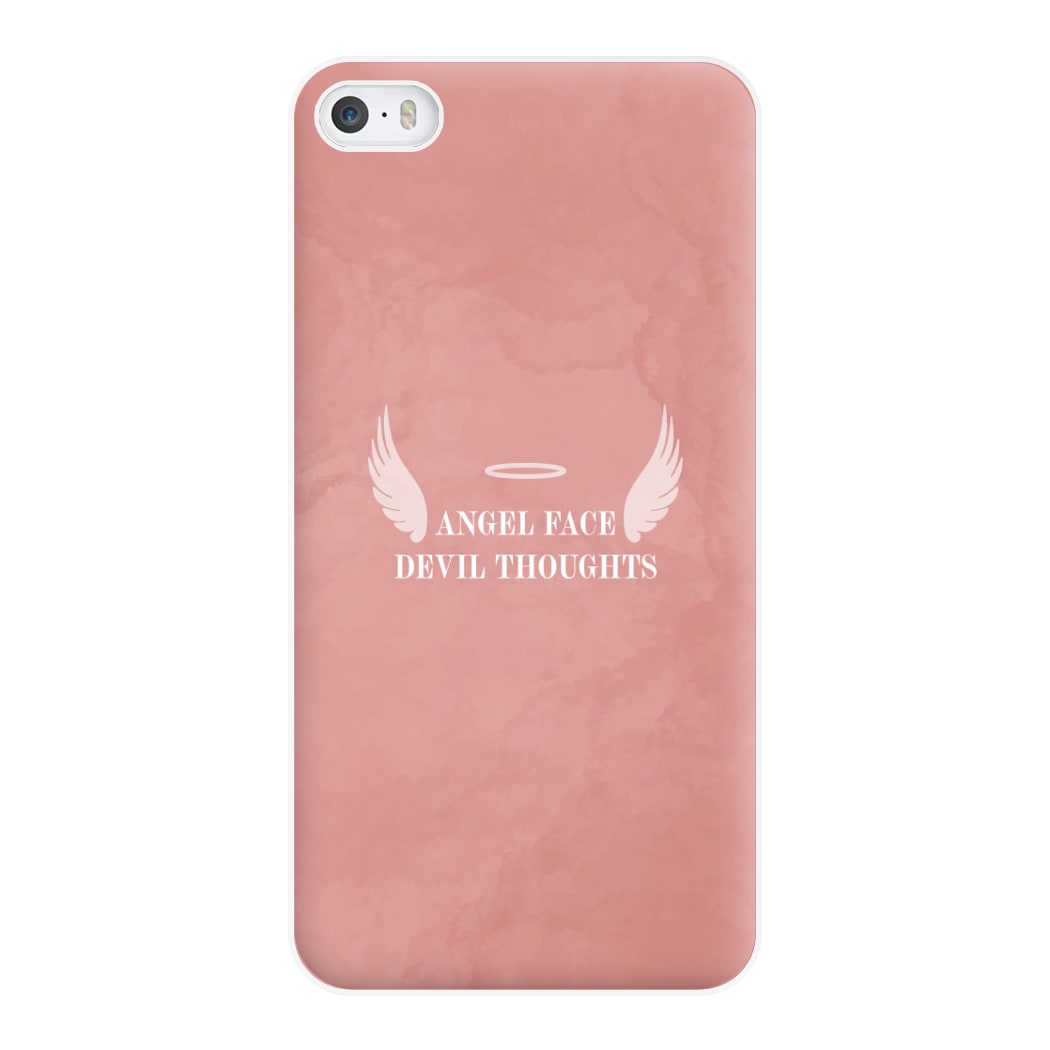 Angel Face Devil Thoughts Phone Case for iPhone 5 / 5s / SE 2016