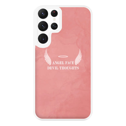 Angel Face Devil Thoughts Phone Case for Galaxy S22 Ultra