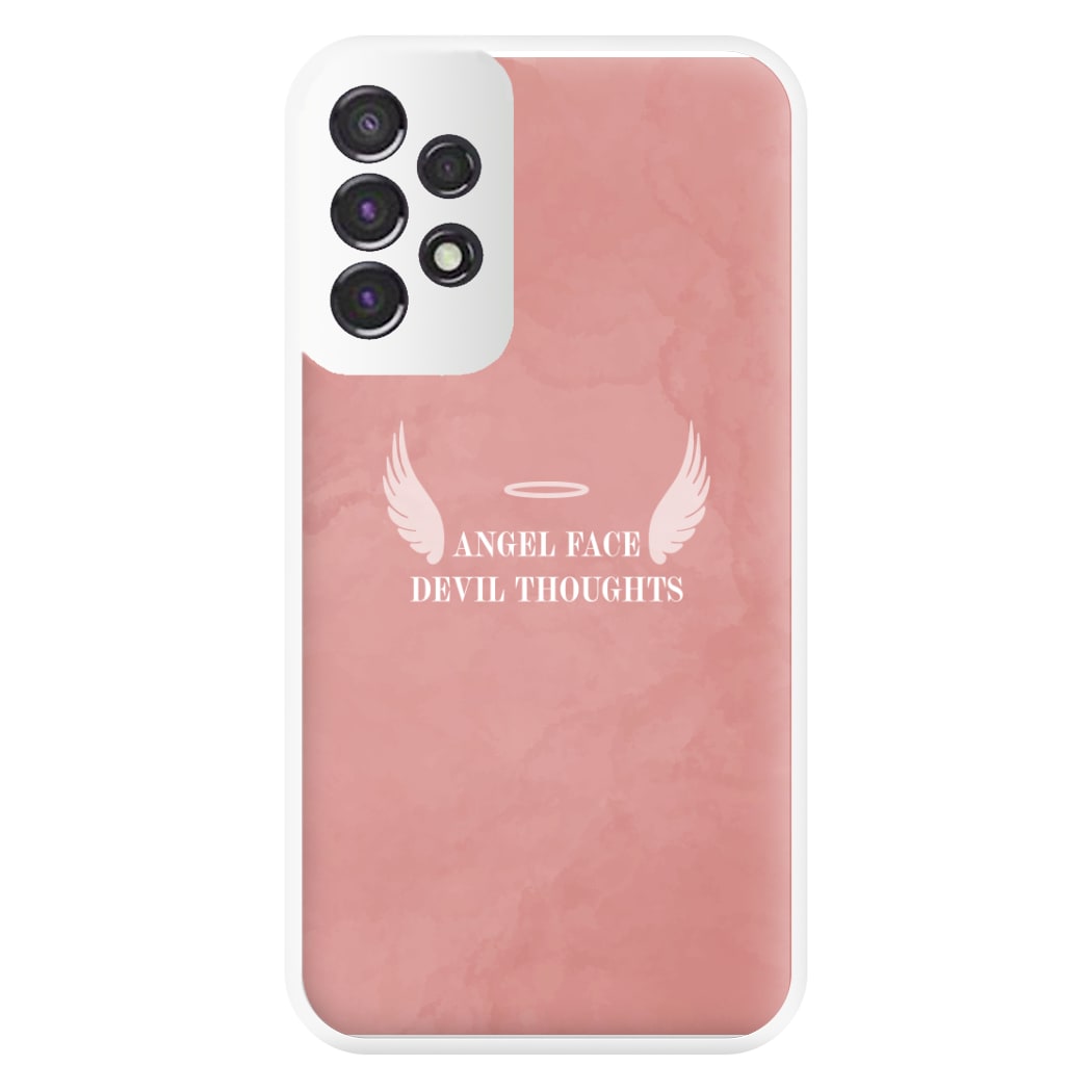 Angel Face Devil Thoughts Phone Case for Galaxy A53