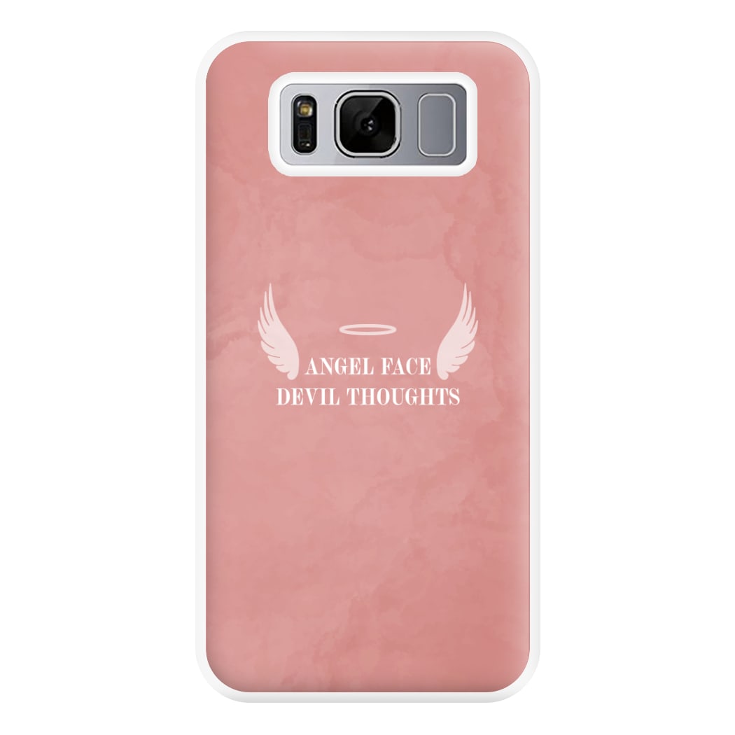 Angel Face Devil Thoughts Phone Case for Galaxy S8 Plus