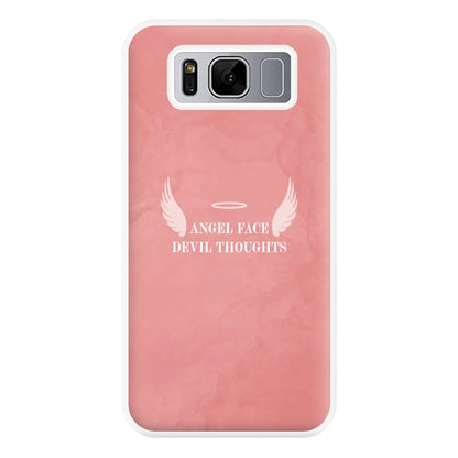 Angel Face Devil Thoughts Phone Case for Galaxy S8 Plus